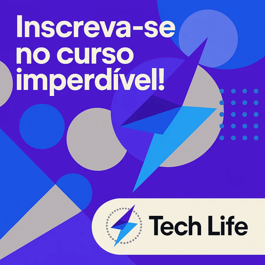 Post de Instagram com design geométrico gerado pela IA