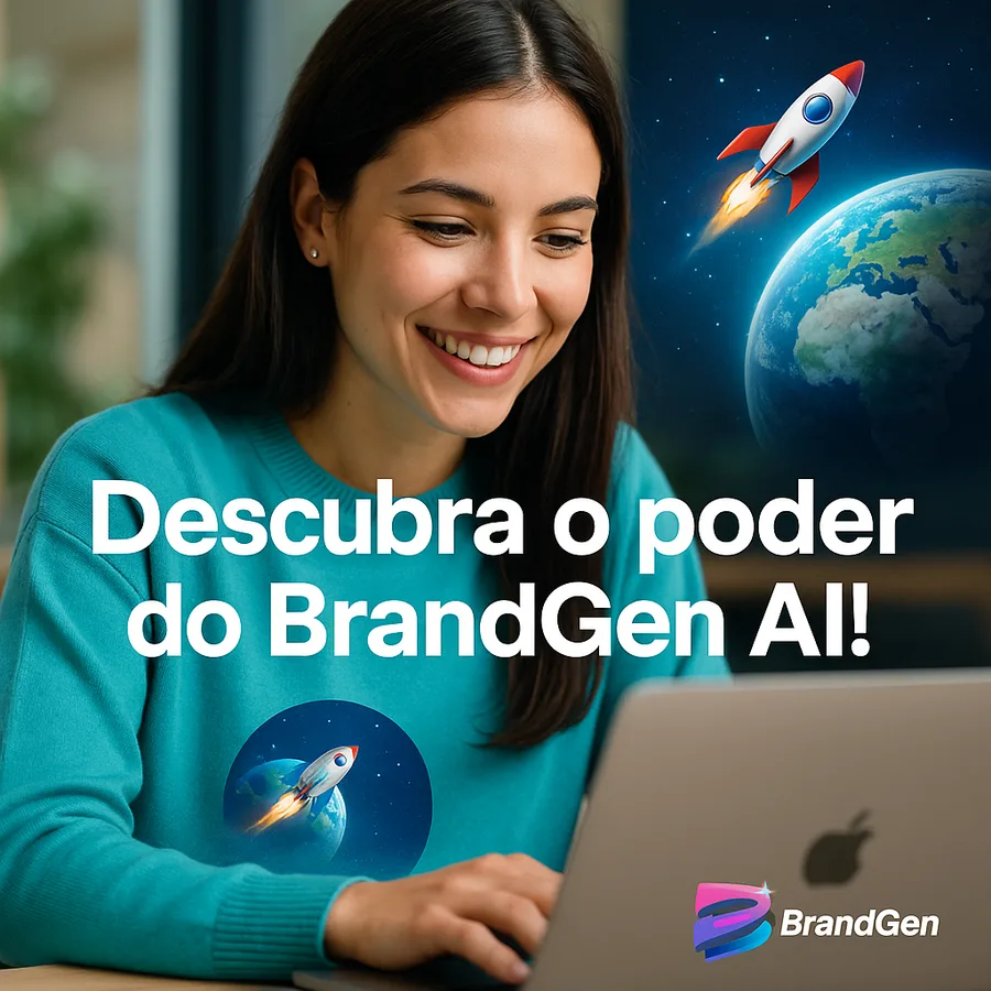 Post de Instagram com foto gerado pela IA